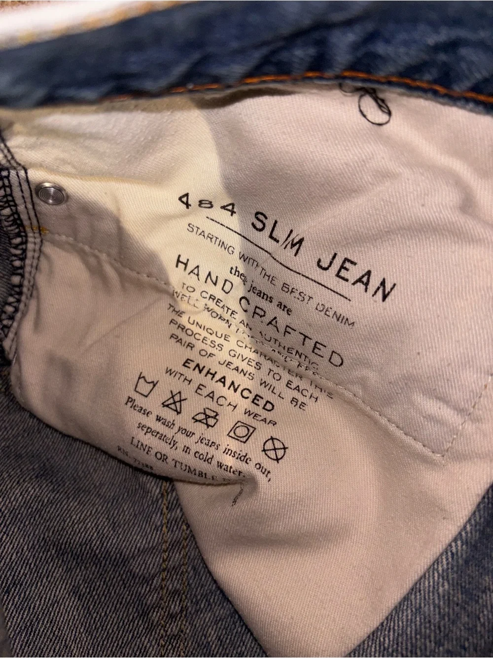 J.Crew 484 Slim Fit Jeans 32x30 Medium Wash